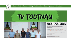 Desktop Screenshot of handball-todtnau.de