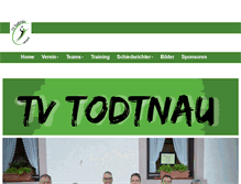Tablet Screenshot of handball-todtnau.de